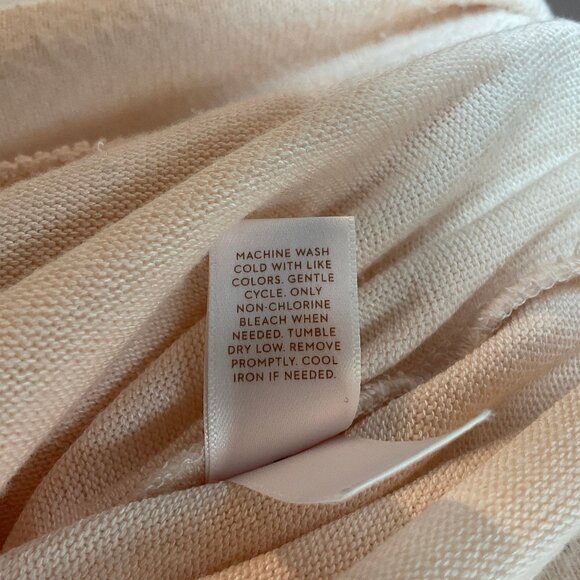 LC Lauren Conrad Pink Sz Small -- ruffle hoodie shirt feminine with pocket - Picture 10 of 11